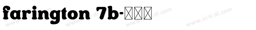 farington 7b字体转换